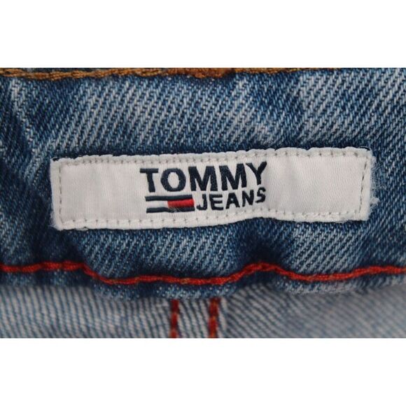 TOMMY JEANS SIZE 14 MOM JEAN DENIM BLUE NWT - Picture 9 of 11